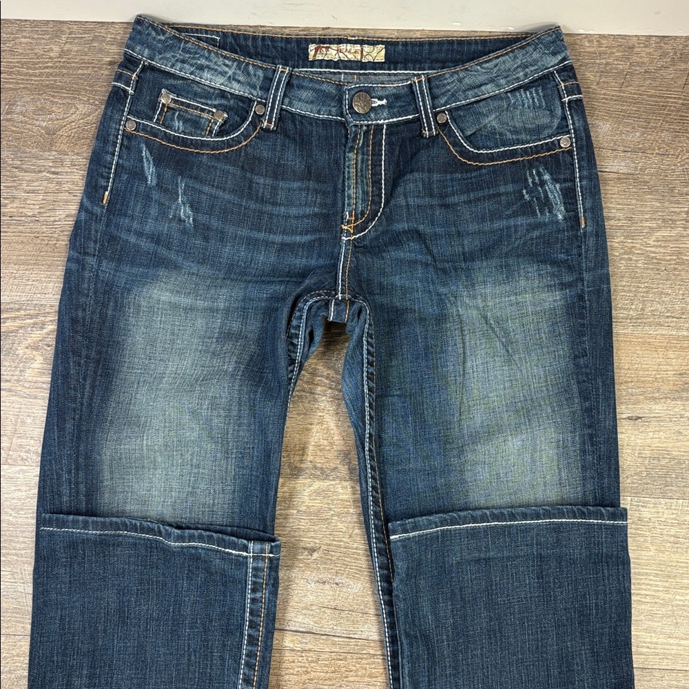 👖 BKE “Tenley” Jeans | Distressed Wash | Cropped Inseam |Size 30
